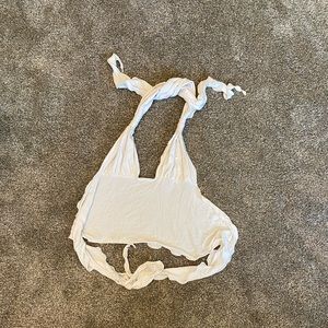 I.AM.GIA crop halter tie top